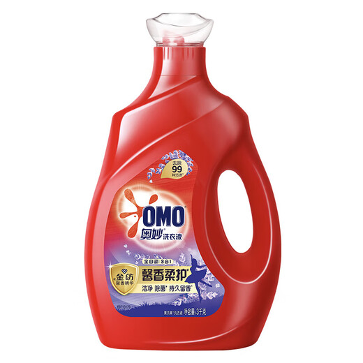 Omi Laundry Detergent, Remove Bacteria and Mites, Long-lasting Fragrance 3-in-1, Gold-Containing Natural Enzymes, Taste Pack, Lavender Fragrance 1.9KG