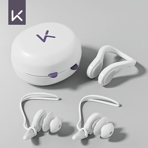 Keep swimming earplugs waterproof non-soundproof professional anti-choking nose clip anti-otitis media artifact children's bathing equipment