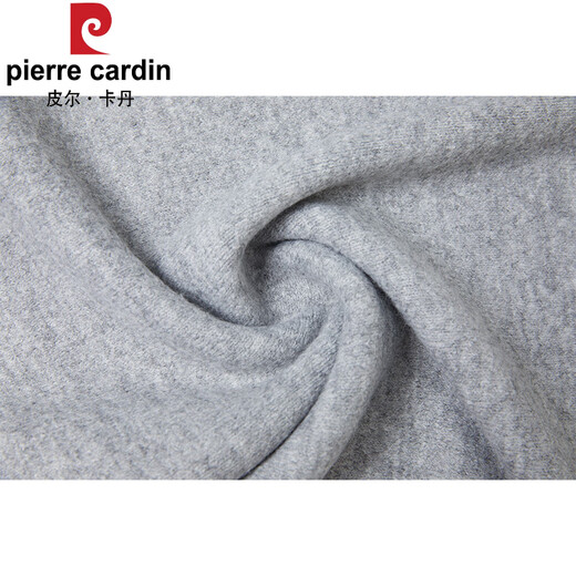 Pierre Cardin heavyweight thickened Henry collar sweater men's autumn and winter lazy style sweater casual versatile top Brown Coffee S