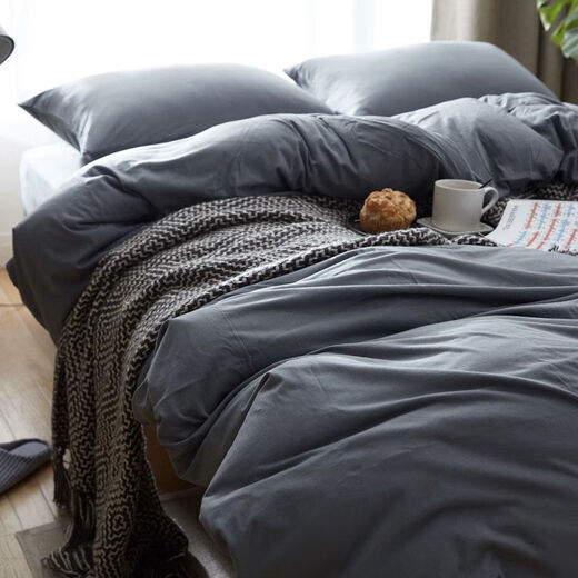 Yusenyi baby underwear fabric, super soft knitted cotton, pure cotton quilt cover, single piece Tianzhu cotton single product fitted sheet, custom-made medium coffee, medium strip, individual quilt cover 150*200cm