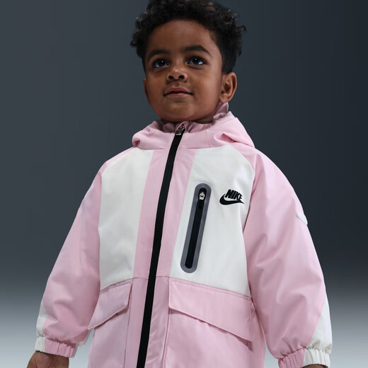 NIKE infant and child three-proof work jacket winter boys' warm and water-repellent cotton jacket NIKE TECH IQ9842