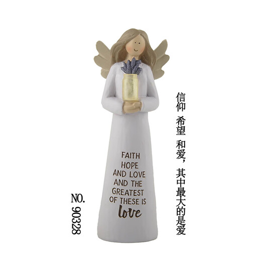 Jedes Stück hat eine besondere Bedeutung, rein handgefertigte Charaktere süße Angel Desktop Ornamente Home Dekoration Geburtstag Geschenk Lotus Farbe 13586