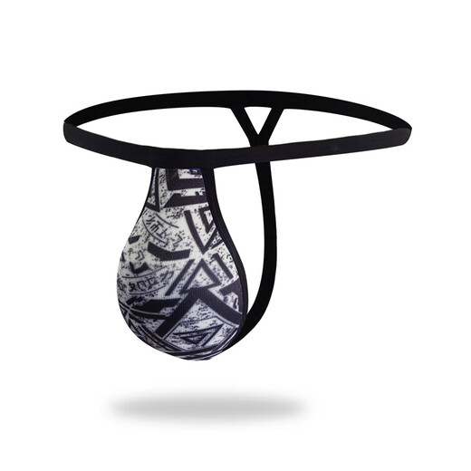 Xue Che sexy thong, sexy men's underwear with cup, large sponge swimming trunks, padded crotch protection, naked sleeping artifact, 04 models - sexy underwear 1 piece, one size fits all, recommended weight 130-170Jin Jin is equal to 0.5 kg