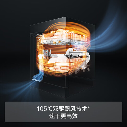 FOTILE's blockbuster new product, built-in household dishwasher, Panda series newly upgraded 19 sets of large capacity, independent steam sterilization 02-B-V16, national subsidy