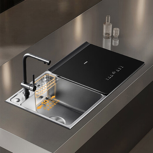 FOTILE dishwasher is on the right, household sink dishwasher, 11 sets of large capacity, first-class water efficiency, high-energy bubble washer JBSD2T-03-G3, same model as offline
