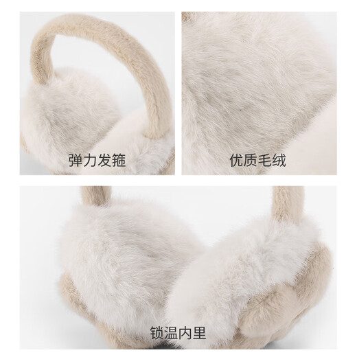 Memaru cute winter plush warm earmuffs for women in winter cycling anti-cold earmuffs antifreeze earbags ear protectors ear warmers