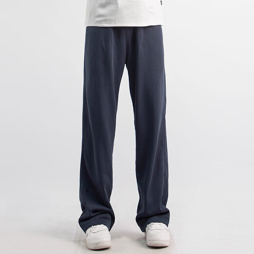 MAYBEYOND pants men's autumn and winter drapey loose sports casual pants Japanese slim straight trousers MX19 sapphire blue L