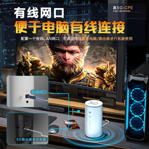 Yulang 5g portátil wifi6 enrutador cpe inalámbrico móvil sin tarjeta Gigabit de doble banda Internet para automóvil transmisión en vivo al aire libre de alta velocidad oficina de negocios ranking de los diez primeros 2025 Versión superior insignia 5G con rendimiento mejorado equipado con antena de alta ganancia admite 32 conexiones de dispositivos