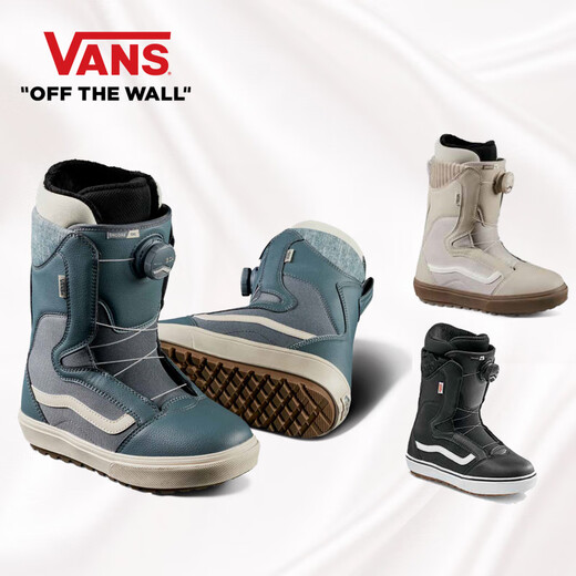 VANS Porcelain Snow Equipment VANS Snow Shoes 2324 Damen Skischuhe VANS BOA Lace Encore OG PRO Skischuhe Encore OG Grau Weiß 36