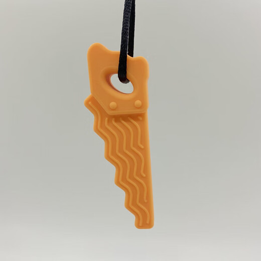 Children's oral anti-loss period soothing chew gum baby teething stick serrated silicone teether must-have for older children, red 1 pack