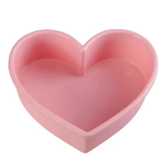 Yusenyi Love Inch 3 Inch 6 Inch Love Mousse Chocolate Fruit Cake Jelly Food Grade Mold Large Size 8 Silicone Mold 8 Inch Love (High Temperature Resistance 260 Degrees Can Be Steamed and Baked)
