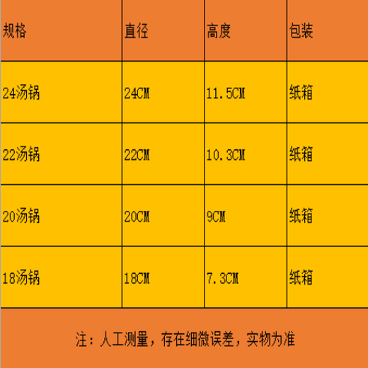 Stainless steel soup pot, upper and lower steaming, steaming steamed buns, cooking noodles pot, induction cooker, gas stove, universal hot pot cooking pot, thickened stainless steel color 22cm