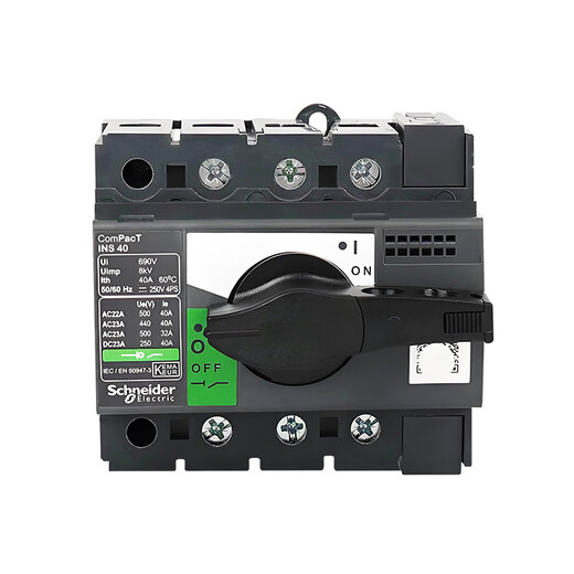 Schneider Electric INS 406080100125160250400630A load isolation switch 3P4P INS40_3S (3P_40A)