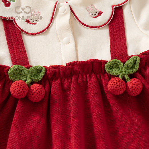 Fanlie VOONLIE girls dress spring 2026 new children's princess dress little girl fashionable baby one-year-old dress