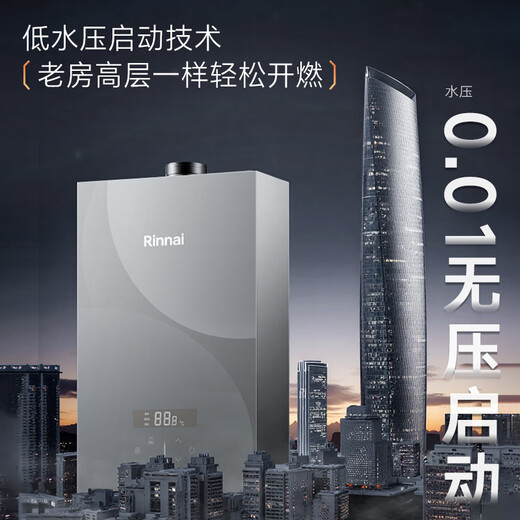 Rinnai Master Series 20L Large Liter Gas Water Heater Full Water Servo Constant Temperature Large Water Volume Water Heater 0.5 Temperature Adjustment 20GD73 (JSQ40-GD73)