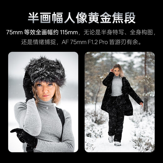 VILTROX AF 75mm F1.2 Pro E Sony port autofocus large aperture mid-telephoto portrait fixed focus lens for a6700 FX30 ZV-E10II mirrorless camera