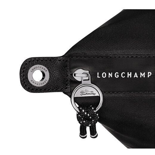 LONGCHAMP Men's Black Recycled Polyamide Canvas Large Handbag L1515HSR001 Valentine's Day Gift Luxury