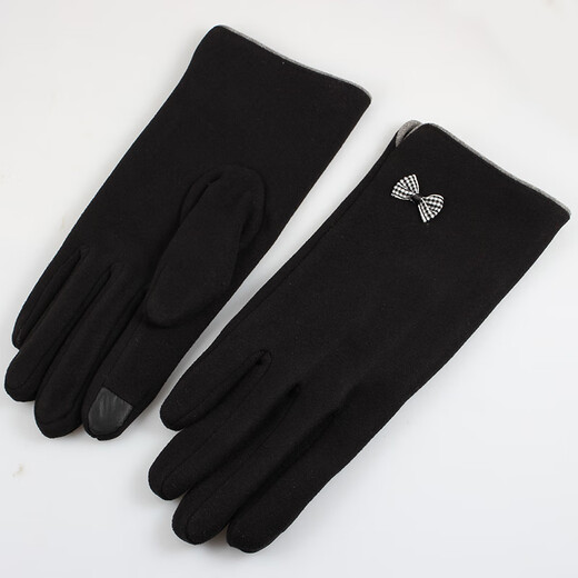 Torchman women's gloves cold-proof warm gloves touch screen electric vehicle gloves driving gloves H3043 black