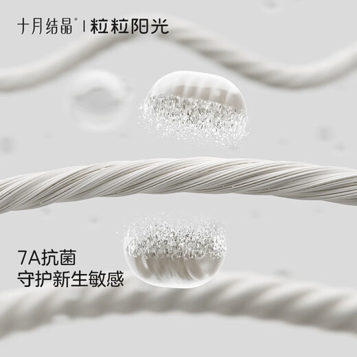 October crystal baby hat fontanel hat autumn and winter newborn newborn hat male and female baby 7A antibacterial class a 0-3-6 months