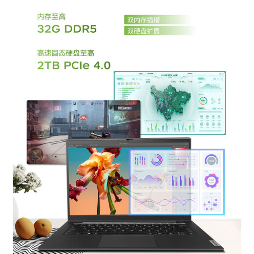 ThinkPad Lenovo ThinkBook 14+ 2025 Core standard pressure high performance thin and light portable student office gaming laptop small new product optional Yangtian/Lenovo Yue Hot-selling Ultra5 32G memory 1T solid state upgrade