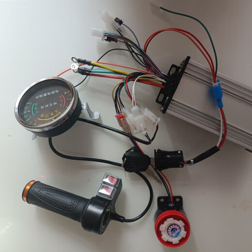 Construction site electric hand push ash bucket truck 12-tube controller 800W48V low-speed engineering vehicle brushless motor 12-tube wire-free controller