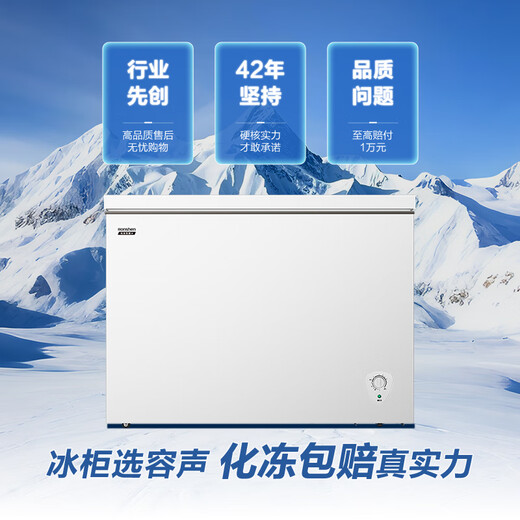 Ronshen micro-frost 300L single-temperature household freezer PCM anti-corrosion liner-35 quick-freezing first-level energy-efficiency energy-saving and odor-free deep-freezing freezer BD/BC-300E10HNLAJ national subsidy