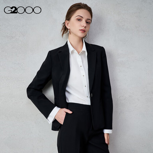 G2000 Comfortable and crisp/same style in shopping malls, women's 2025 autumn and winter business commuting slim design suit