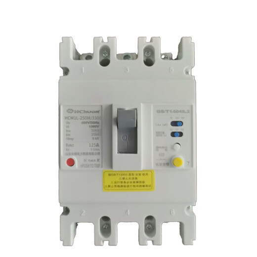 HCHUON Hechuang Electric Power, leakage protector, residual current operated circuit breaker, thermal magnetic + electronic type, front panel wiring, HCM1L-250 AC400V 125A B (4P) 35kA C
