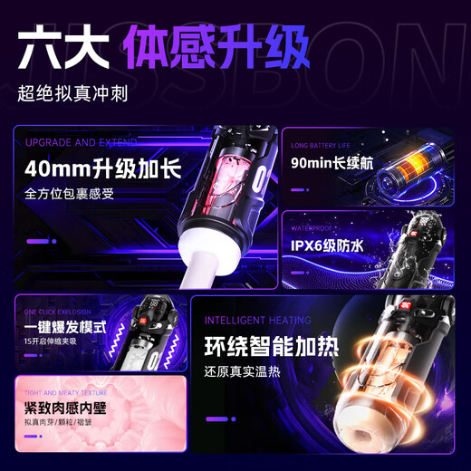 Jisibang Baofengji Pro aircraft cup fully automatic heating sucking automatic swallowing male sex adult sex toy comfort