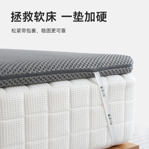 Hemp Master 0 Glue Hard Artifact Natural Jute Spine and Waist Protector Thin Latex Mattress for Home 1.8*2 Meters Hard Sleeping Feeling