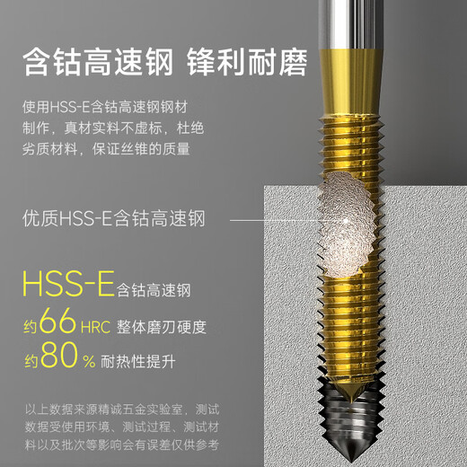 ST wire thread insert extrusion tap thread guard thread tapping titanium-plated cobalt-containing stainless steel st4 ST 4 *0.7 recommended bottom hole 4.6mm