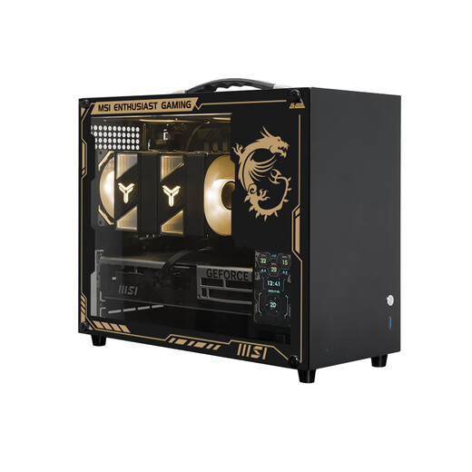 MSI Intel i5 14600KF/RTX5070/5060 graphics card live broadcast design e-sports game DIY desktop host assembly computer mini host portable ITX complete machine Configuration 2丨14600KF/5060