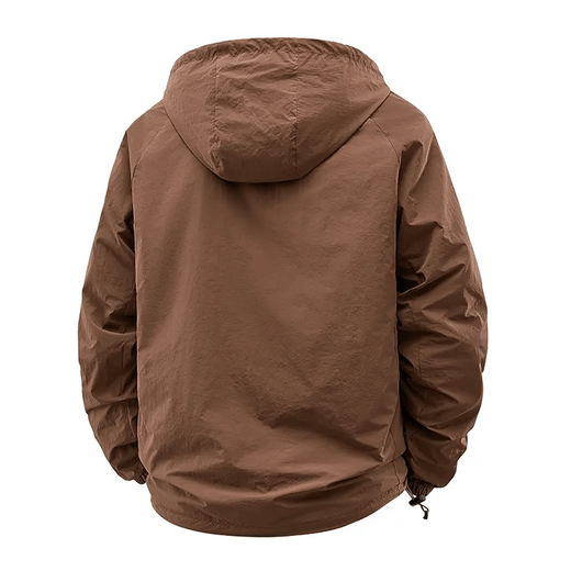 Baleno S&K Series Spring and Autumn Men's Jacket 2025 New Hooded Light Thick Jacket Outdoor Mountaineering Men's Black 2XL