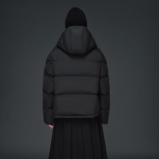 Govan Black Gold Goose Down Jacket Function 5.0 Four Plates 2025 New Short Puff Thickened Women's Down Jacket Black M