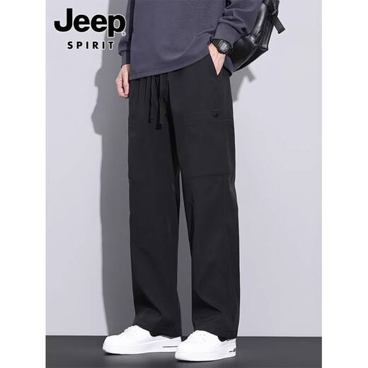 Jeep Spirit Jeep Funcional Funcional Working Pants Fall New Straight Paracaoper Sports All-Match Casual Castain Men 9856 Military Green XL [121-140Jin [Jin iguala 0.5 kg]]]