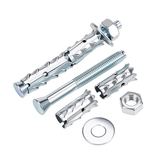 Wynn Shang Chuanshan thorn expansion screw fish scale external pull expansion tube foam brick hollow brick lightweight brick special expansion bolt external expansion 6*150 (5 pieces)