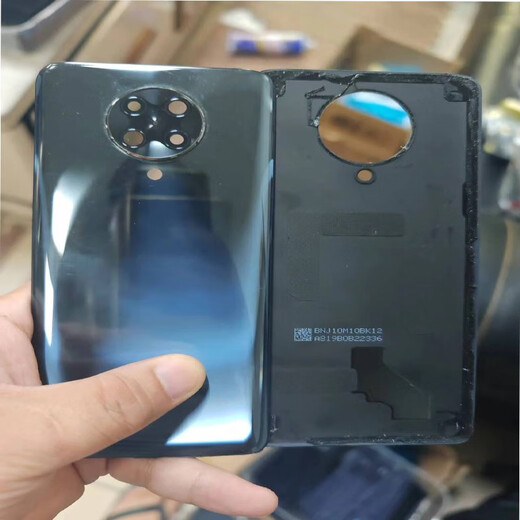 Suitable for Redmi K30 back cover original disassembly K30Proi battery back cover rear shell screen glass original mobile phone protection K30Pro back cover Sky Blue 98 new disassembly original