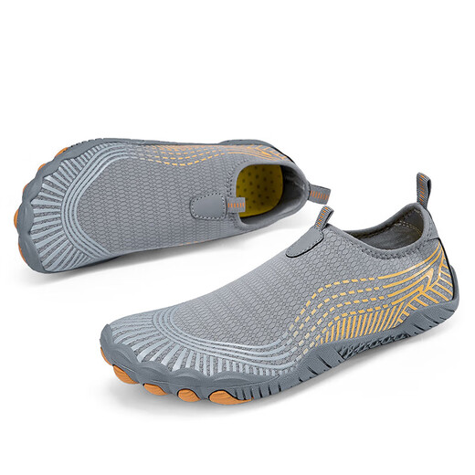 Indoor fitness shoes for men, squat and deadlift shoes for women at home, Pilates jumps, yoga, rope skipping sneakers, breathable and non-slip, gray, deadlift/jumps, home exercise 41, one size too large/one size smaller