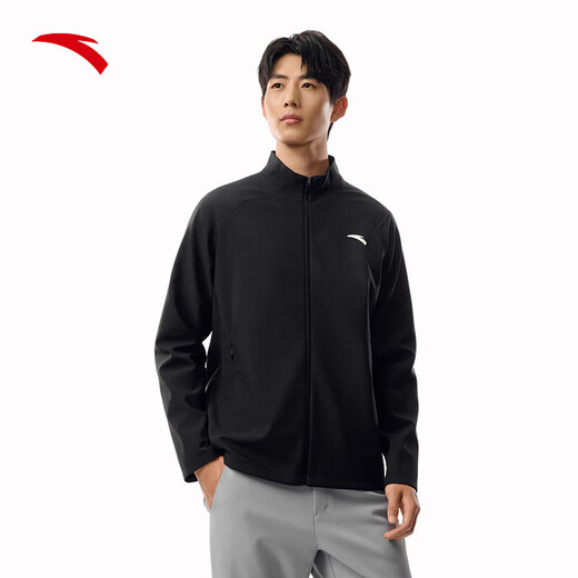 ANTA Outlet Executive Jacket Plush Jacket Men's Winter Business Commuting Stand Collar Casual Jacket