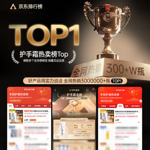 Orange ORGINESE Hand Cream Niacinamide Fragrance Whitening Moisturizing Hands Dry Hands Rough Light Lines Holiday Gift for Men and Women