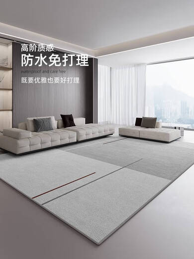 Yonghuan Living Room Carpet 2025 new style free washing and erasable bedroom sofa household light luxury floor mats large area full shop 140cm*200cm upgraded model 14066