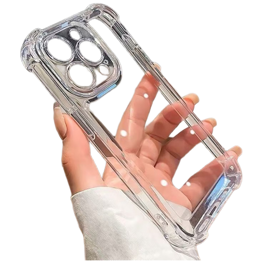 卡莱澳适用苹果17pro手机壳 气囊防摔超薄保护套 iPhone17Pro保护套镜头全包透明硅胶软壳