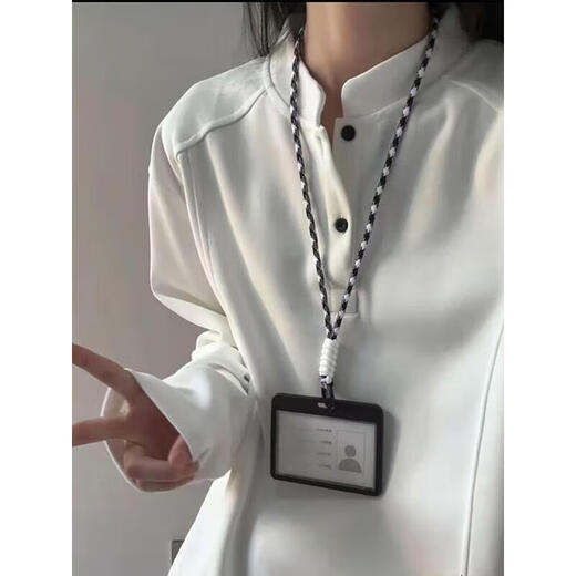 Dingyuan sweatshirt men's autumn new American deconstructed polo Henry collar design right shoulder loose long-sleeved T-shirt bottoming shirt white gray XL recommended 120-140Jin Jin equals 0.5 kg