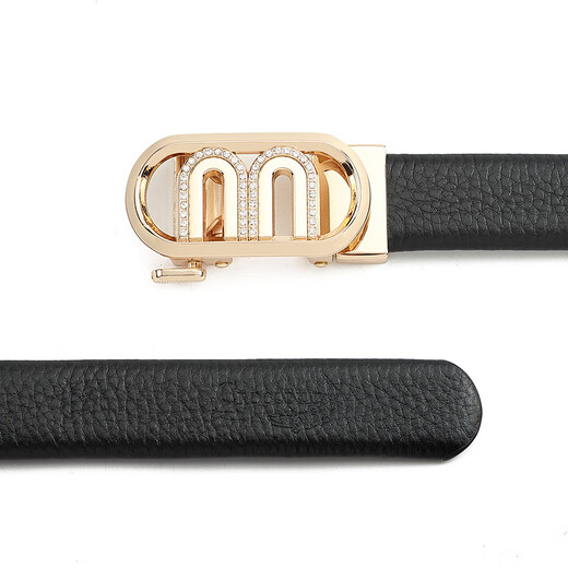 Crocodile shirt first layer cowhide fashionable women's belt automatic buckle suit simple belt gift 4239