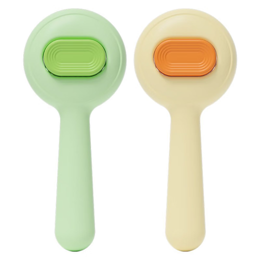 Cat comb to remove floating hair, nail scissors, flea comb, special cat gloves, hair brush, pet care products, new green cat cake comb, upgraded three-piece set, shedding combing and nail clipping, used from childhood to adulthood