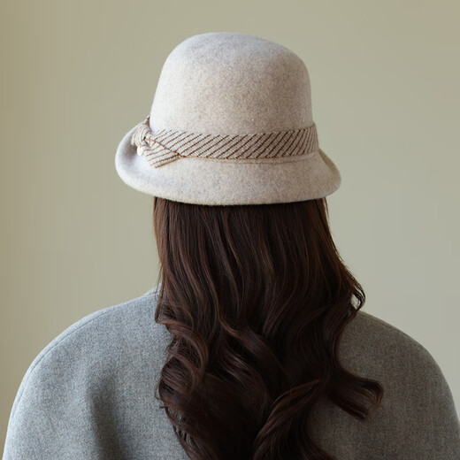 Xiangxueyuxiu (xiangxueyuxiu) hat women's 2025 new fashion trend autumn and winter cold hat women's warm fisherman hat women's face-showing small woolen hat black M (56-58cm)