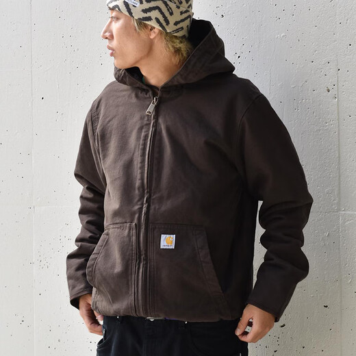 Carhartt Carhartt autumn and winter new warm classic retro casual fashion work jacket men's jacket 104050 black L