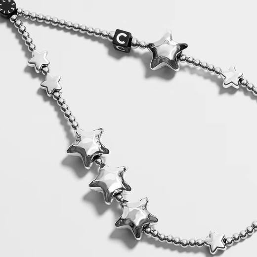 CASETIFY Silver Star Phantom mobile phone chain, suitable for all iPhone series, portable mobile phone chain accessories