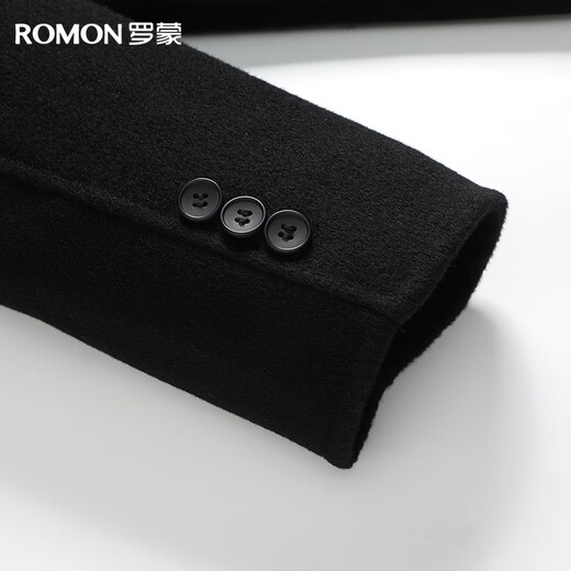 Romon 100% wool double-sided pure wool suit men's autumn and winter business casual suit jacket single suit men's clothing