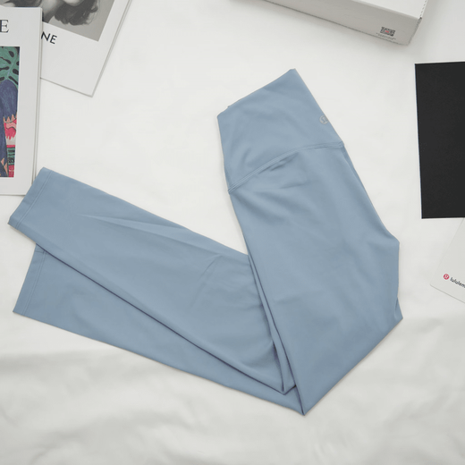 Nine-point yoga pants Align series Pilates women's high-waist fitness running sports outer trousers Albumin XS (2)8090Jin Jin equals 0.5 kg